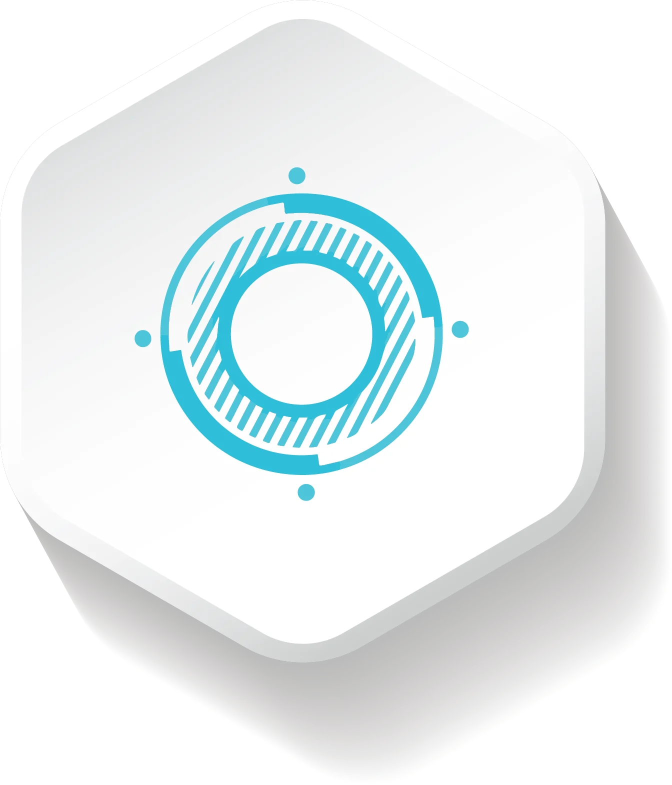 WellForm Triangle InfoChart Icon 2024 AIAcademy Logo Symbol